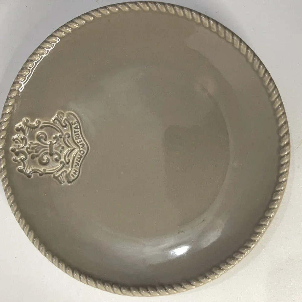 Set of 4 Wine Cheese 6” Plates Restoration Hardware 2010